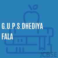 G.U.P.S.Dhediya Fala Middle School Logo