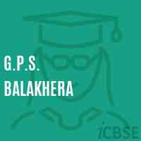 G.P.S. Balakhera Primary School Logo