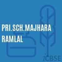 Pri.Sch.Majhara Ramlal Primary School Logo