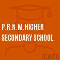 P.R.N.M.Higher Secondary School Logo
