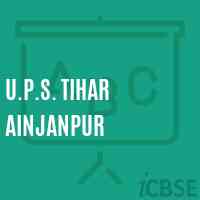 U.P.S. Tihar Ainjanpur Middle School Logo