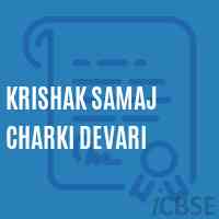 Krishak Samaj Charki Devari Middle School Logo