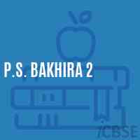 P.S. Bakhira 2 Primary School Logo