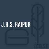 J.H.S. Raipur Middle School Logo