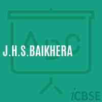 J.H.S.Baikhera Middle School Logo