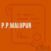 P.P.Malupur Primary School Logo