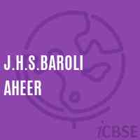 J.H.S.Baroli Aheer Middle School Logo