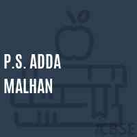 P.S. Adda Malhan Primary School Logo