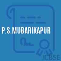 P.S.Mubarikapur Primary School Logo