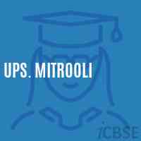 Ups. Mitrooli Middle School Logo