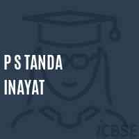 P S Tanda Inayat Primary School Logo