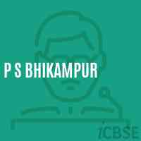 P S Bhikampur Primary School Logo