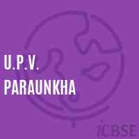 U.P.V. Paraunkha Middle School Logo