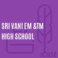 Sri Vani Em &tm High School Logo