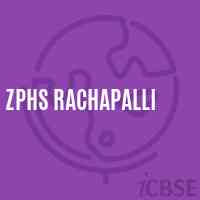 Zphs Rachapalli Secondary School Logo