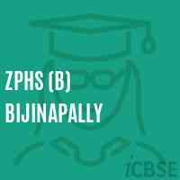 Zphs (B) Bijinapally Secondary School Logo