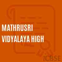 Mathrusri Vidyalaya High Secondary School Logo