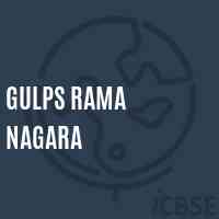 Gulps Rama Nagara Primary School Logo