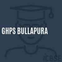 Ghps Bullapura Middle School Logo