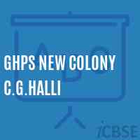 Ghps New Colony C.G.Halli Middle School Logo