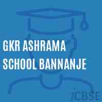 Gkr Ashrama School Bannanje Logo
