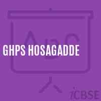 Ghps Hosagadde Middle School Logo
