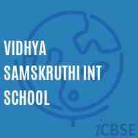 Vidhya Samskruthi Int School Logo