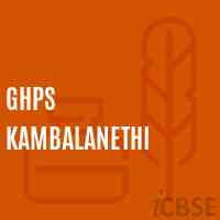 Ghps Kambalanethi Middle School Logo