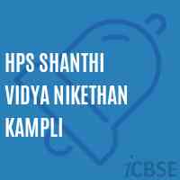 Hps Shanthi Vidya Nikethan Kampli Middle School Logo
