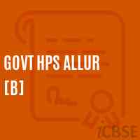 Govt Hps Allur [B] Middle School Logo