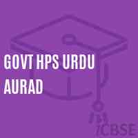 Govt Hps Urdu Aurad Middle School Logo