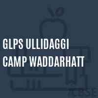 Glps Ullidaggi Camp Waddarhatt Primary School Logo