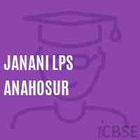 Janani Lps Anahosur Primary School Logo