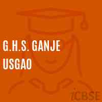 G.H.S. Ganje Usgao Secondary School Logo