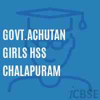 Govt.Achutan Girls Hss Chalapuram High School Logo
