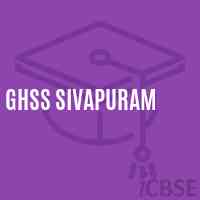 Ghss Sivapuram Senior Secondary School Logo