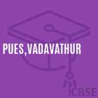 Pues,Vadavathur Primary School Logo