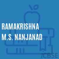 Ramakrishna M.S. Nanjanad School Logo