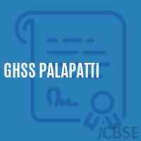 Ghss Palapatti High School Logo