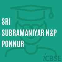 Sri Subramaniyar N&p Ponnur Primary School Logo
