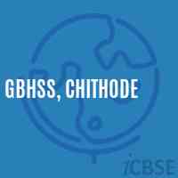 Gbhss, Chithode High School Logo