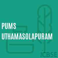 Pums Uthamasolapuram Middle School Logo