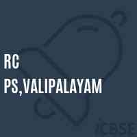 Rc Ps,Valipalayam Primary School Logo