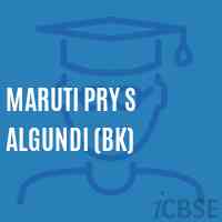Maruti Pry S Algundi (Bk) Middle School Logo