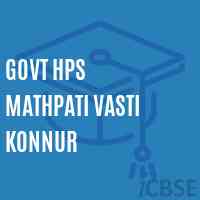 Govt Hps Mathpati Vasti Konnur Middle School Logo