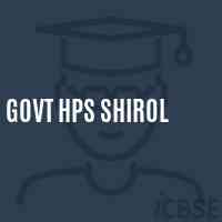 Govt Hps Shirol Middle School Logo