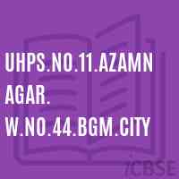 Uhps.No.11.Azamnagar. W.No.44.Bgm.City Middle School Logo