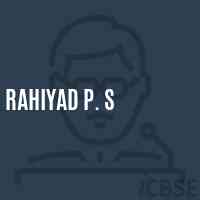 Rahiyad P. S Middle School Logo
