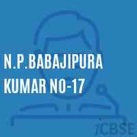 N.P.Babajipura Kumar No-17 Middle School Logo