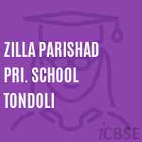 Zilla Parishad Pri. School Tondoli Logo